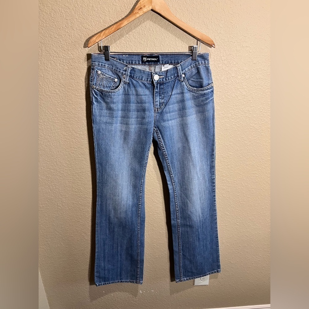 PETROL JEANS Stylish Boot Cut Jeans in Classic Blue